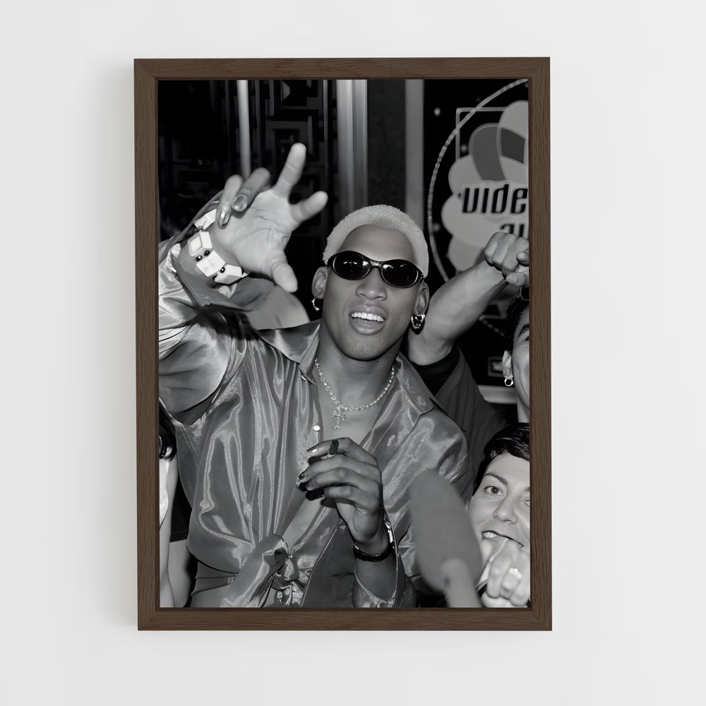 Poster Dennis de rodman – affiche Basketball (vue 5)